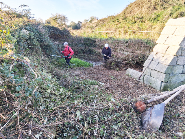 Fontaine et bassin de Lestiala, août 2025