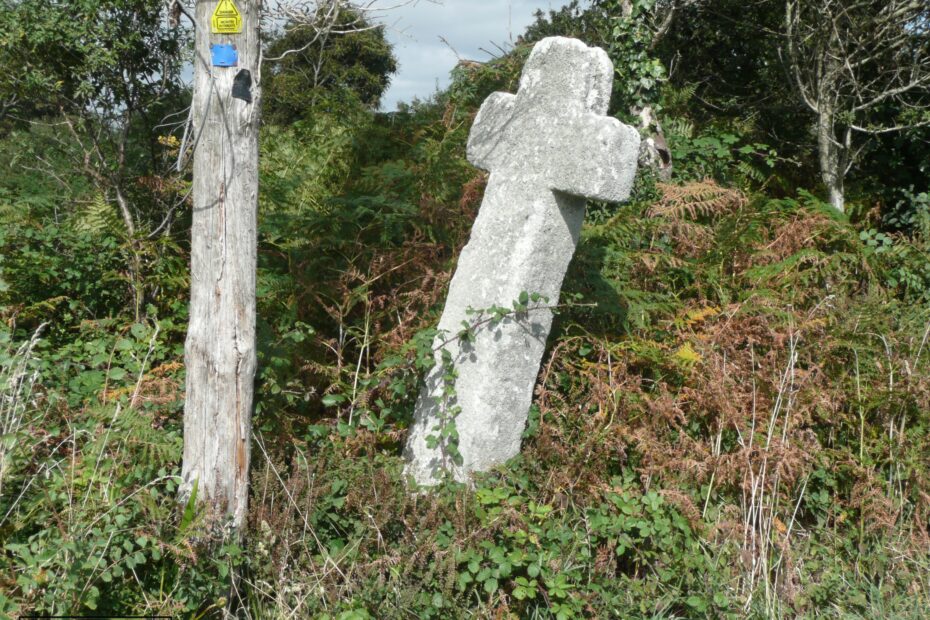 Dans le talus à l'origine